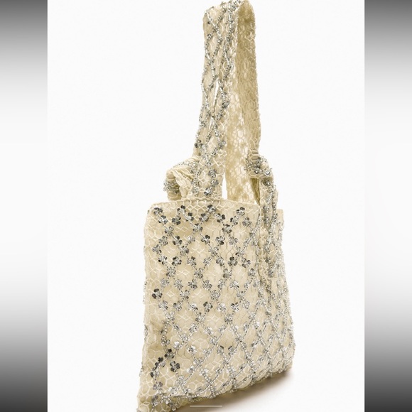 Zara beaded tote bag - Picture 7 of 13